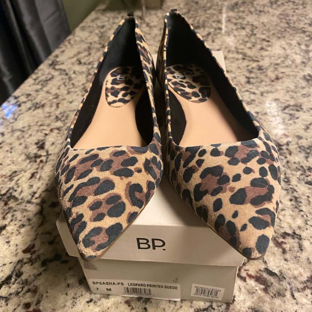 BP Leopard Flat Shoes
